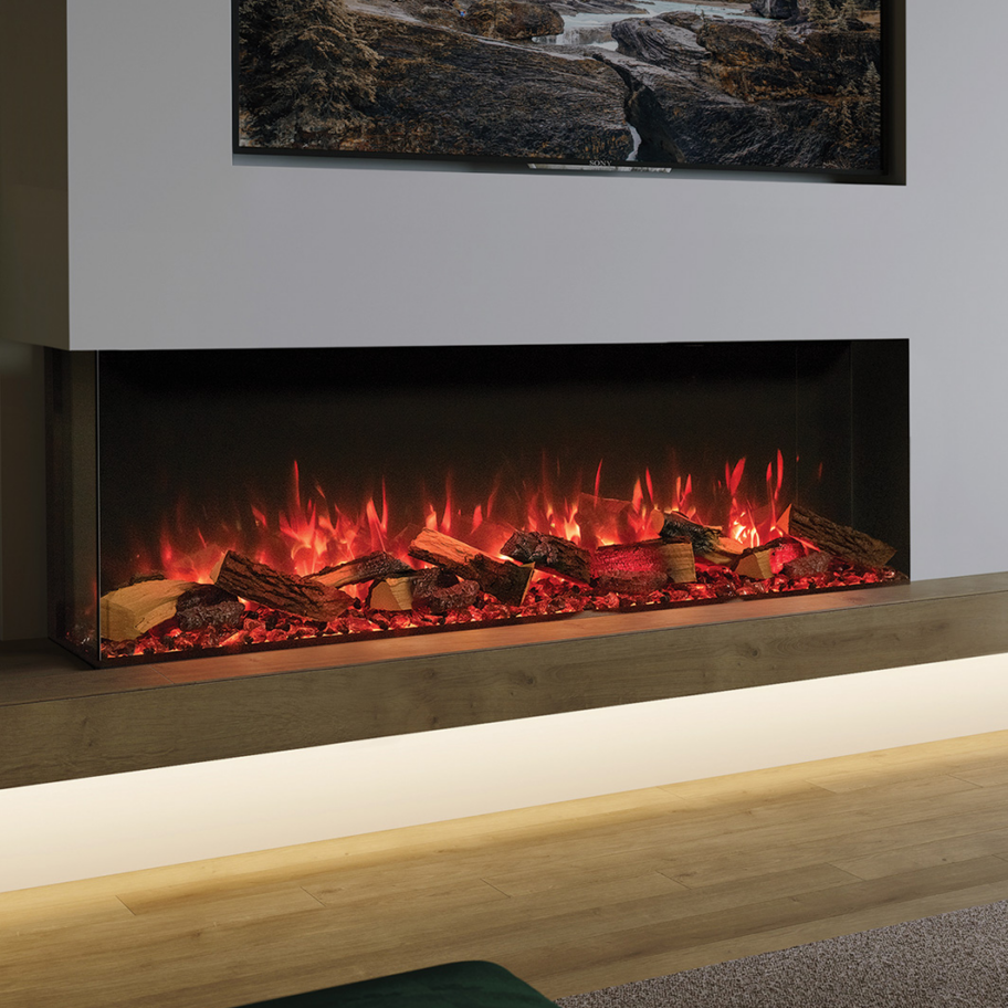 Regency Onyx EX190 Bay Front Electric Fireplace – Portland Fireplace Shop